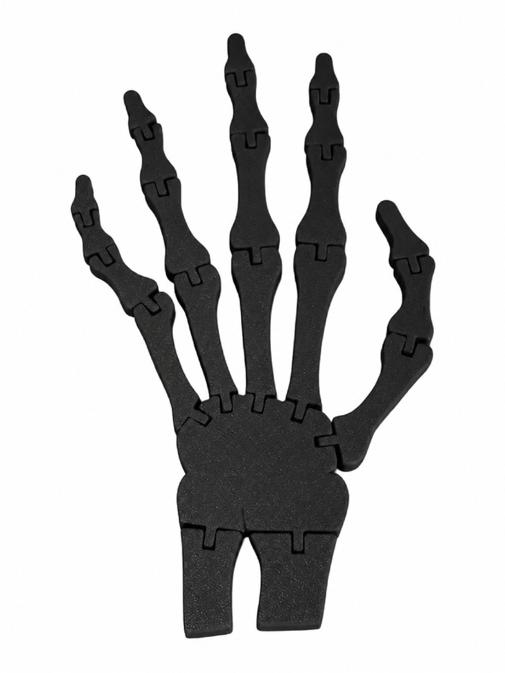 Black Skeleton Hand Glove Insert - Men Accessories